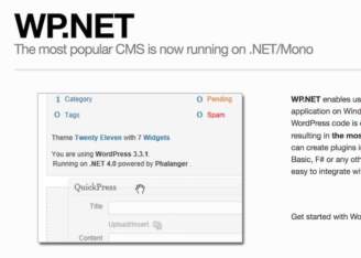 WP.NET 、.Net、Monoで動くWordPress