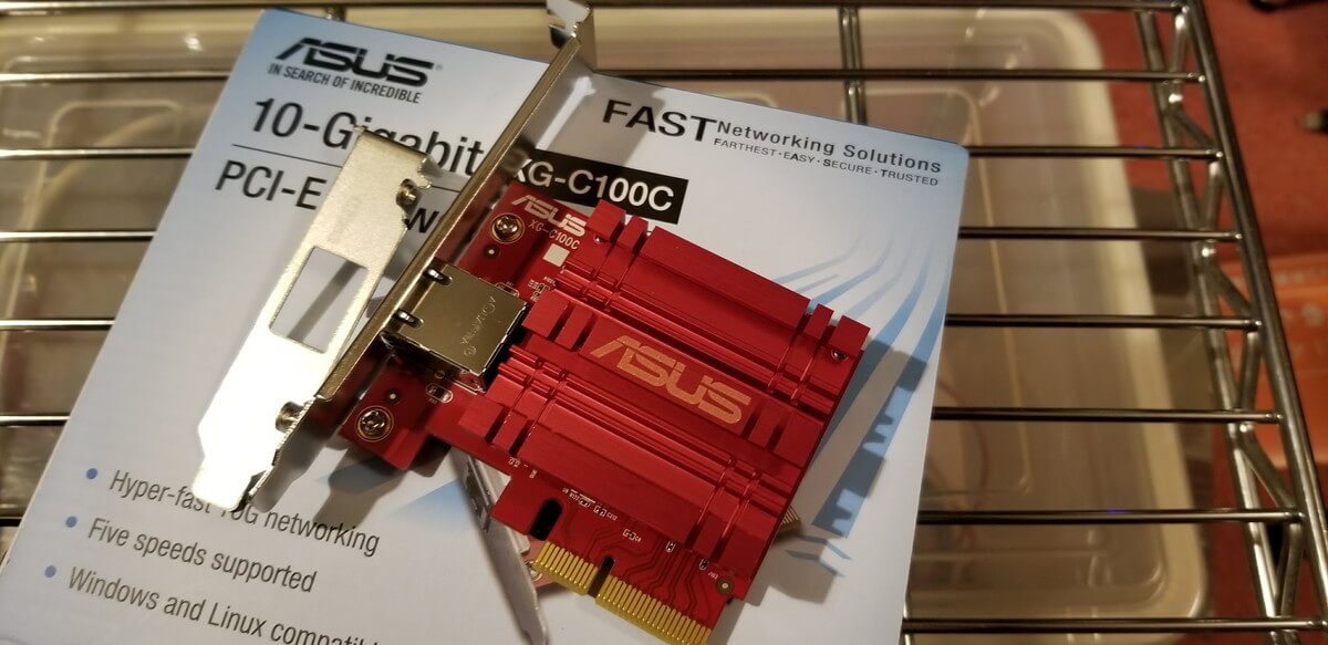ASUS の格安10G NIC、XG-C100Cを買ってみた - しょぼんブログ