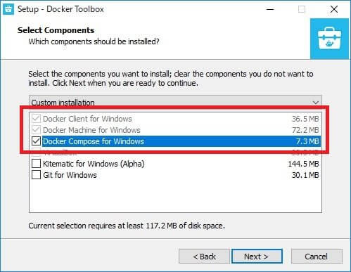 VMware Workstation が導入された環境で、Docker Toolboxを利用する方法