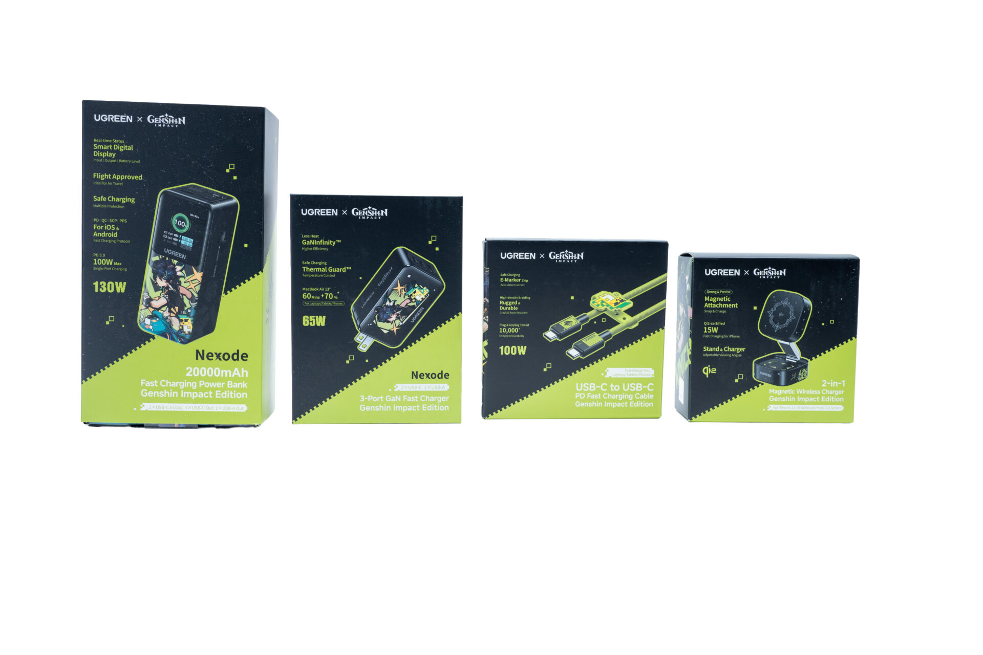UGREENと原神がコラボ、キィニチをインスパイアしたスマホ周辺機器が登場【PR】